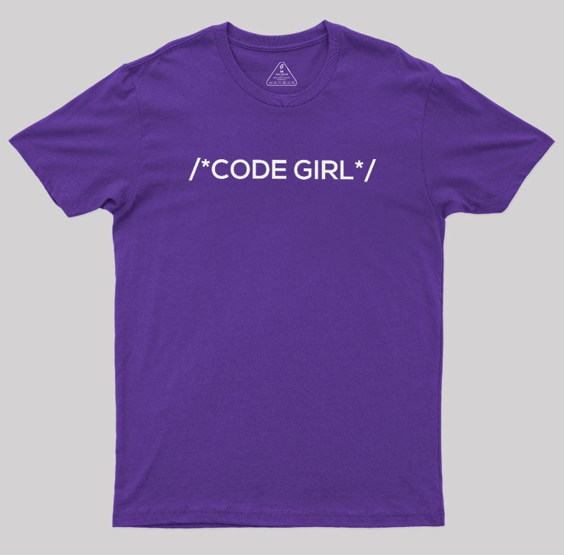 Coder Girl Programmer  T-Shirt