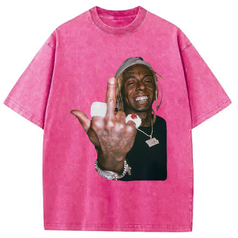 bbb North America Tour Lil Wayne Washed T-Shirt