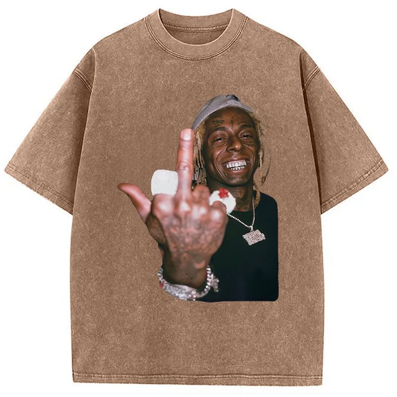 bbb North America Tour Lil Wayne Washed T-Shirt