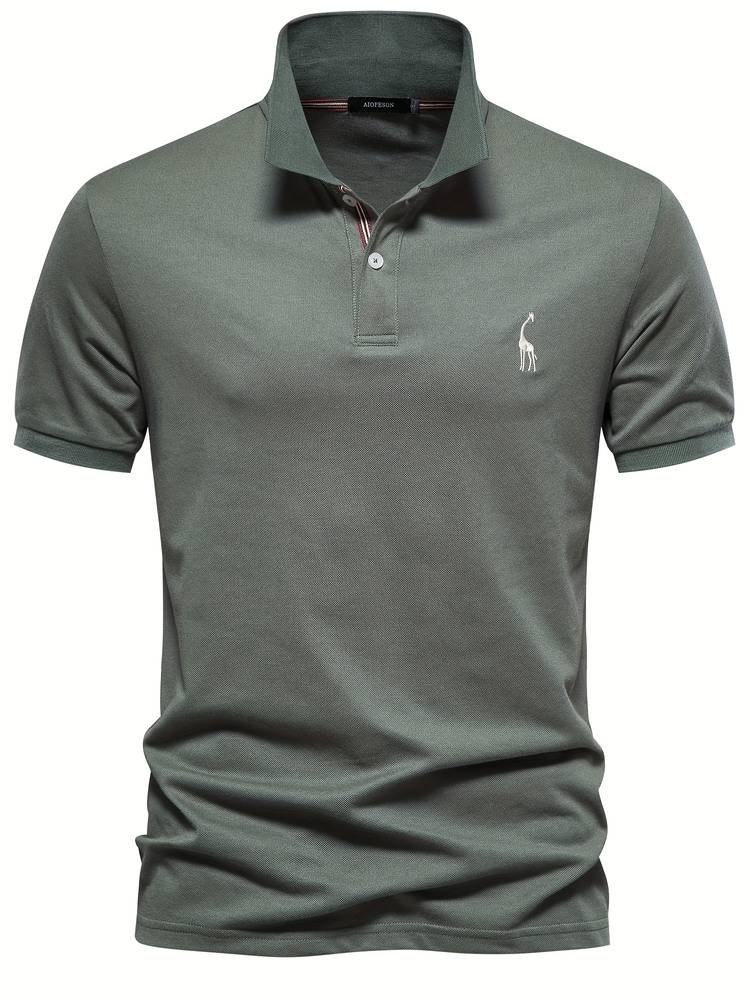 Stylish Men's Polo Shirt - Breathable, Modern Fit, Soft Fabric, Available in Multiple Colors and Sizes