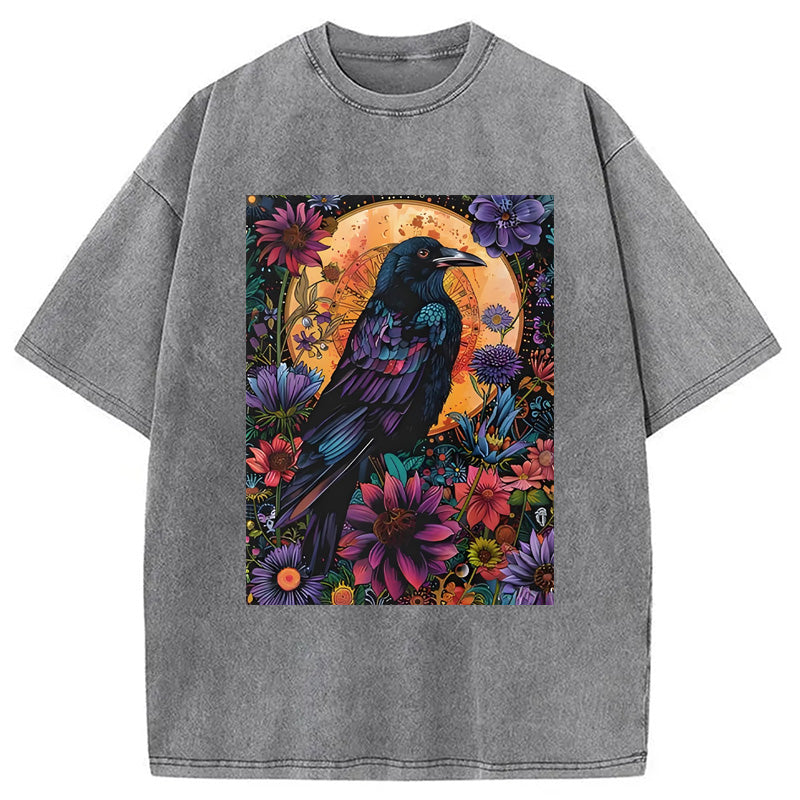 bbb Mandala Crow Washed T-Shirt