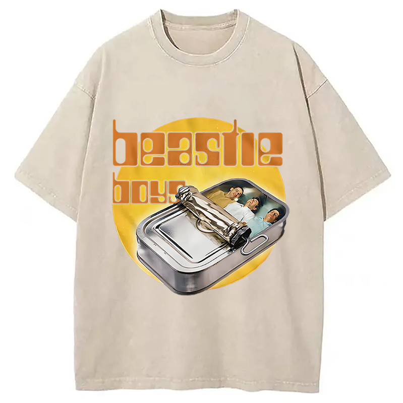 bbb Hello Nasty Beastie Boys Hiphop Washed T-Shirt