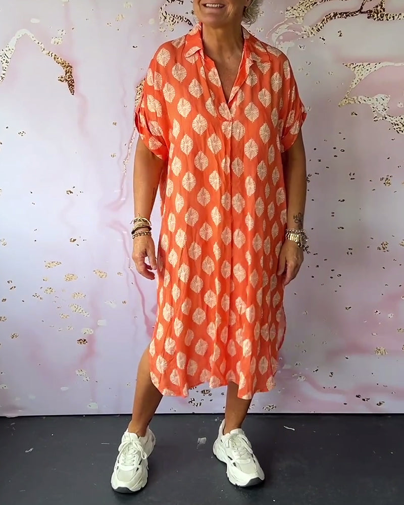 Plus Size Women's Summer Dress, Airy Loose Fit with Breathable Fabric, Available in Natural Colors S to 3XL