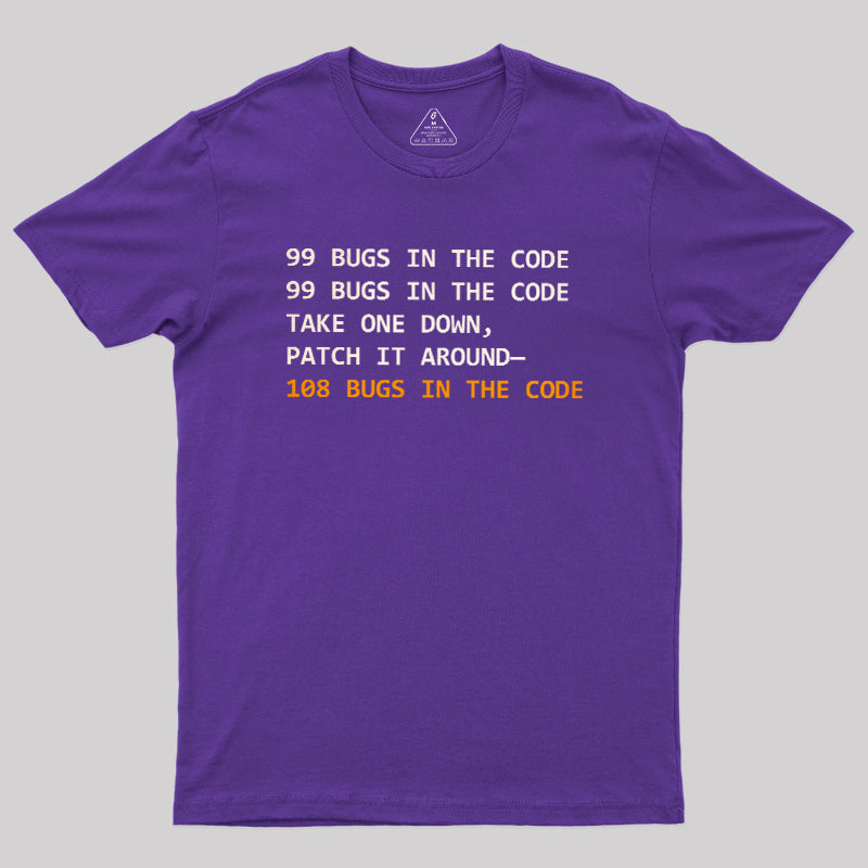 99 Bugs In The Code  T-Shirt