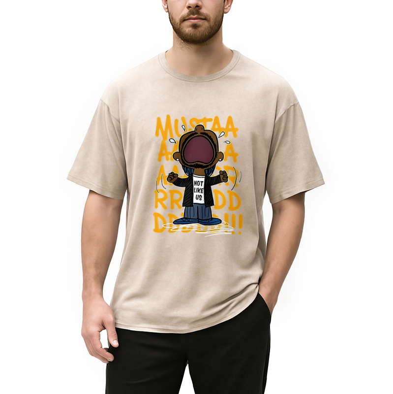 bbb Kendrick Mustard Lamar Rapper Washed T-Shirt