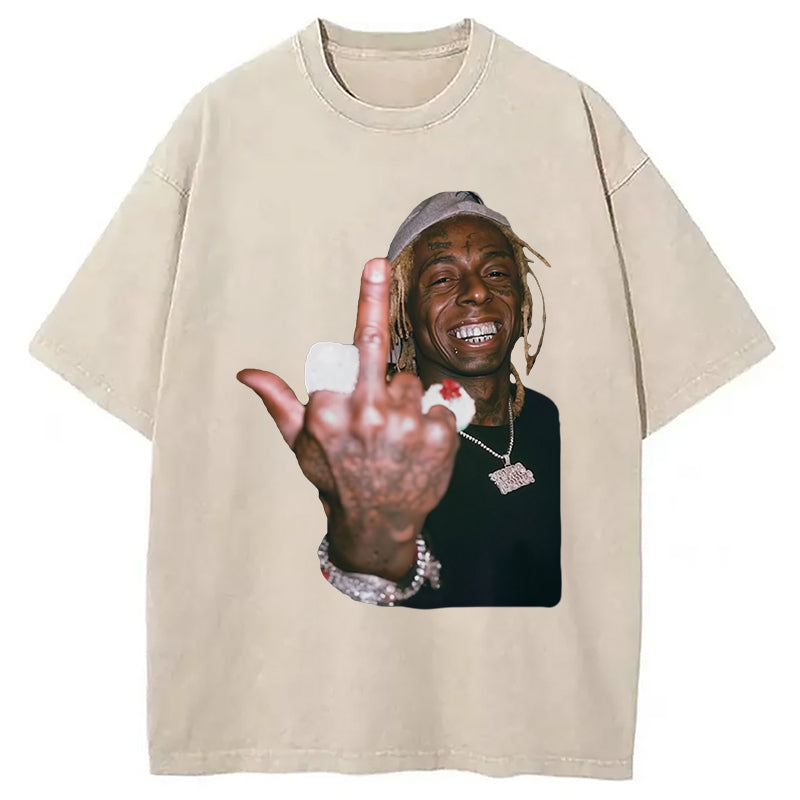 bbb North America Tour Lil Wayne Washed T-Shirt