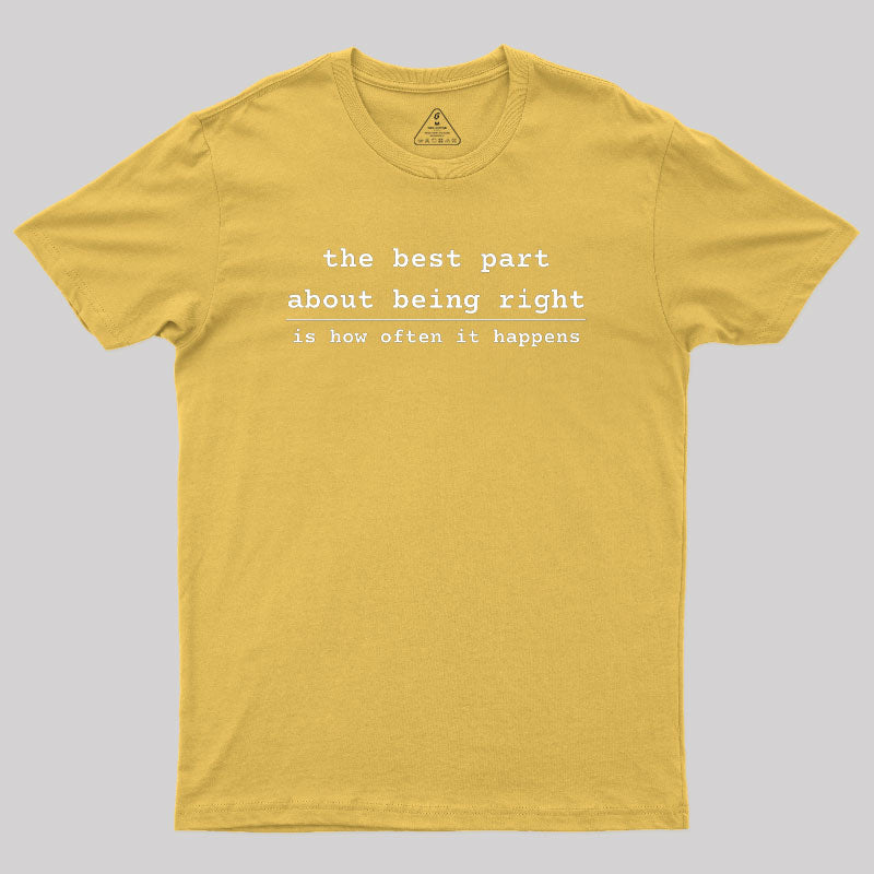 Being Right  T-Shirt