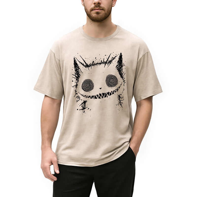 bbb Creepy Cheshire Cat Washed T-Shirt