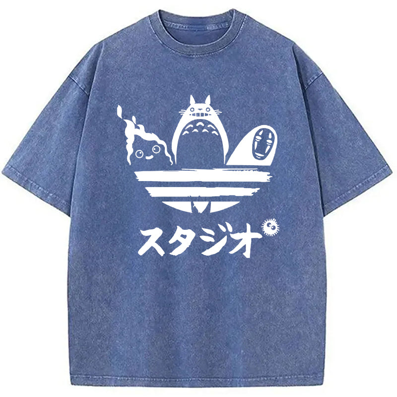 bbb Ghibli Vintage Japanese Washed T-Shirt