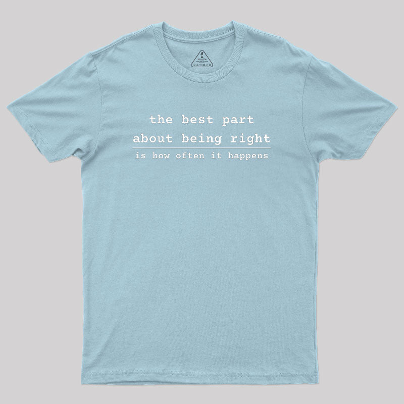 Being Right  T-Shirt