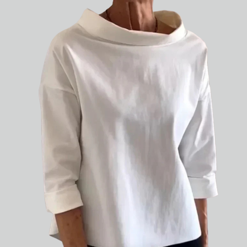 Damen-Sweatshirt aus Baumwolle, schwarz, Rundhalsausschnitt, locker geschnitten, lässig-trendig, modisch