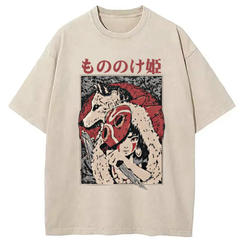 bbb Princess Mononoke Washed T-Shirt