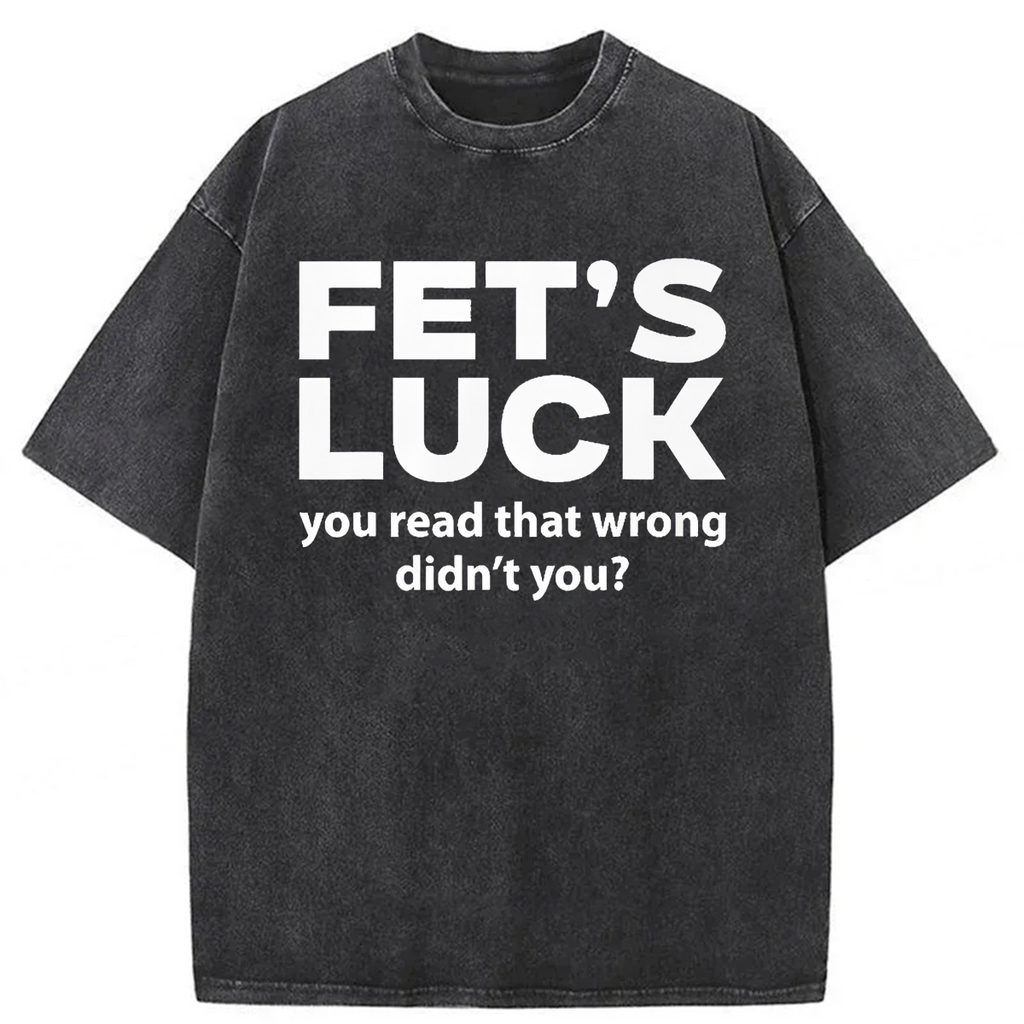 bbb Fet's Luck Washed T-shirt