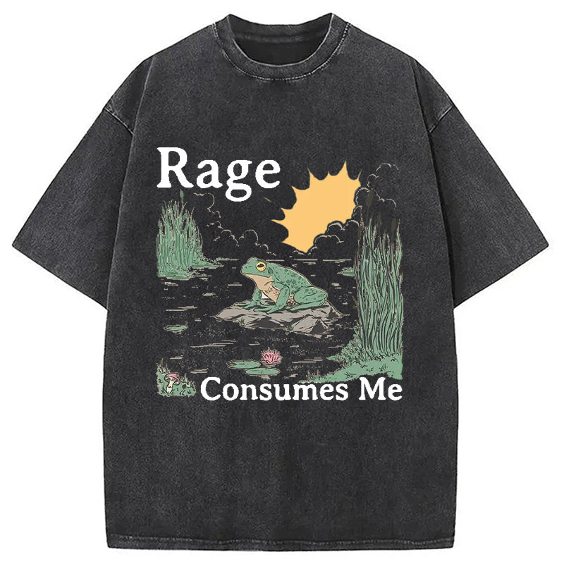 bbb Rage Consumes Me Frog Pond Washed T-Shirt