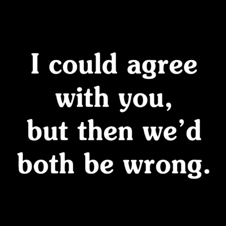 I Could Agree With You y T-Shirt