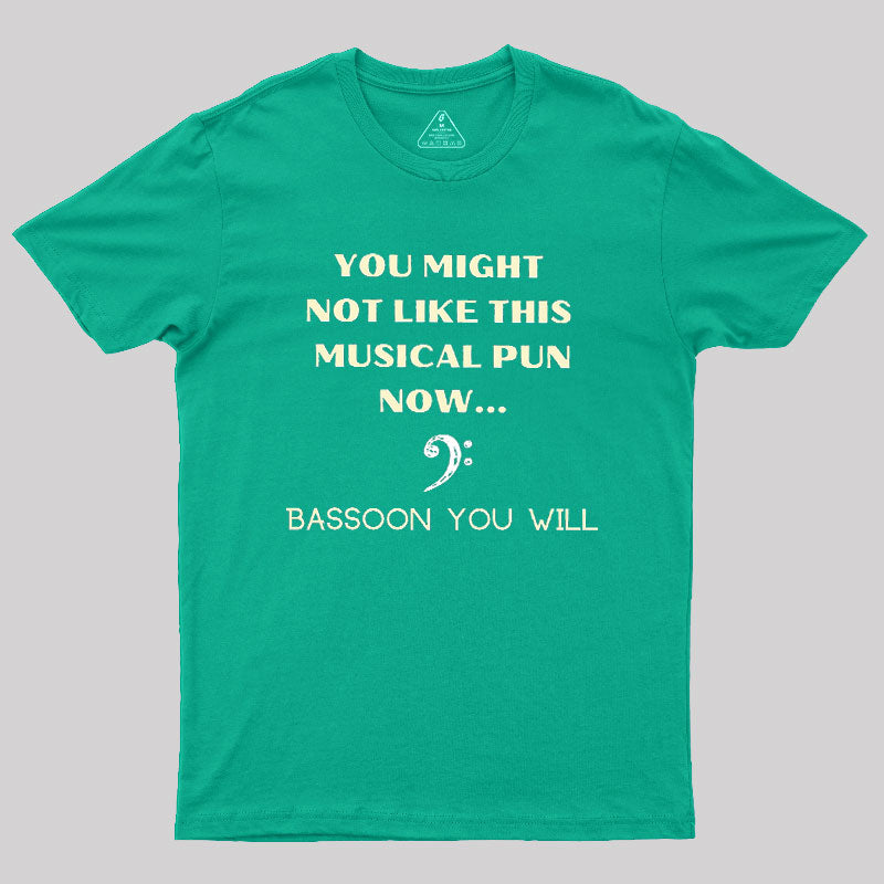 Funny Bassoon Music Pun  T-Shirt