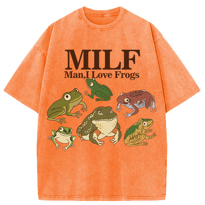 bbb I Love Frogs Washed T-Shirt