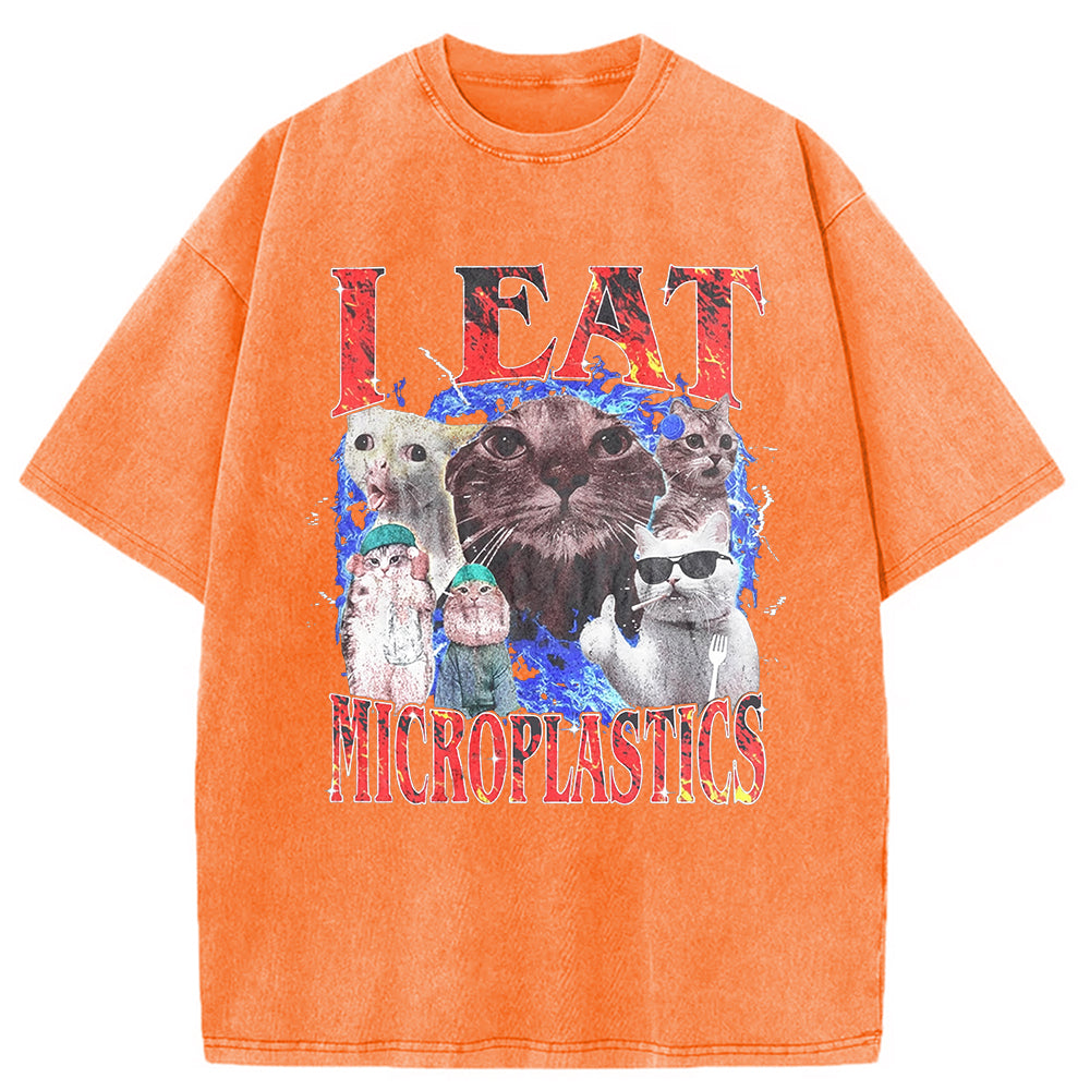 bbb I Eat Microplastics Washed T-Shirt