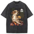 bbb Dog Chill With Taco Bell Vintage Washed T-Shirt