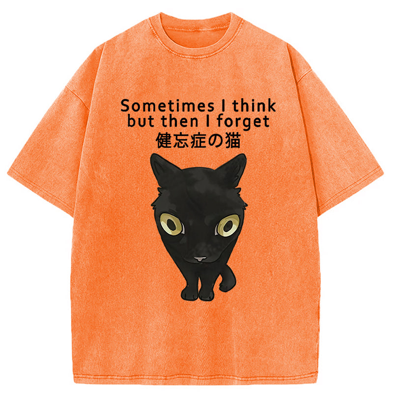 bbb Amnesiac Cat Washed T-Shirt