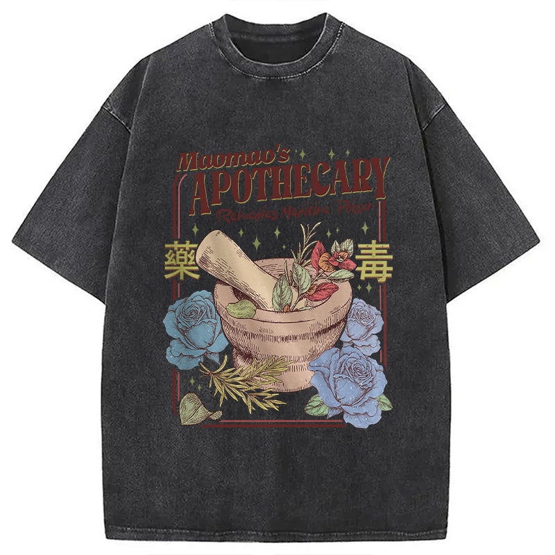 bbb Mao Mao's Apothecary Poisons Washed T-Shirt