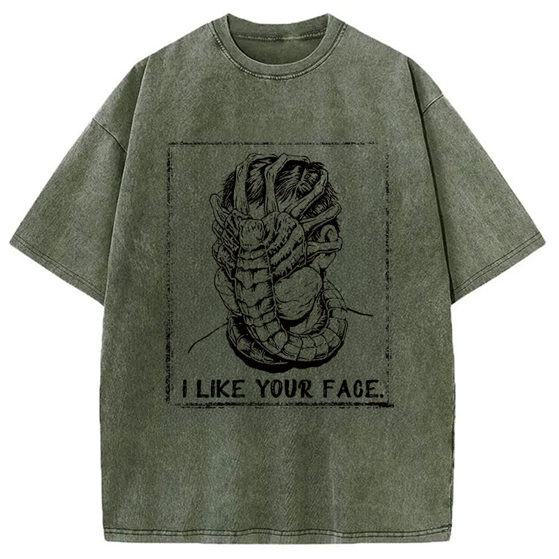 bbb I Like Your Face Washed T-Shirt