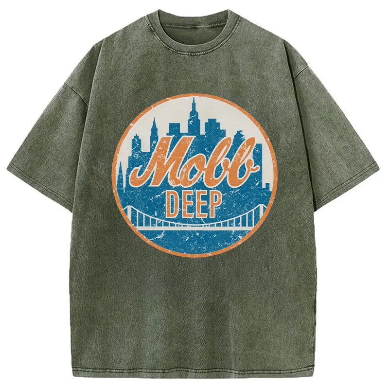 bbb Mobb Deep Queens New York Vintage Washed T-Shirt