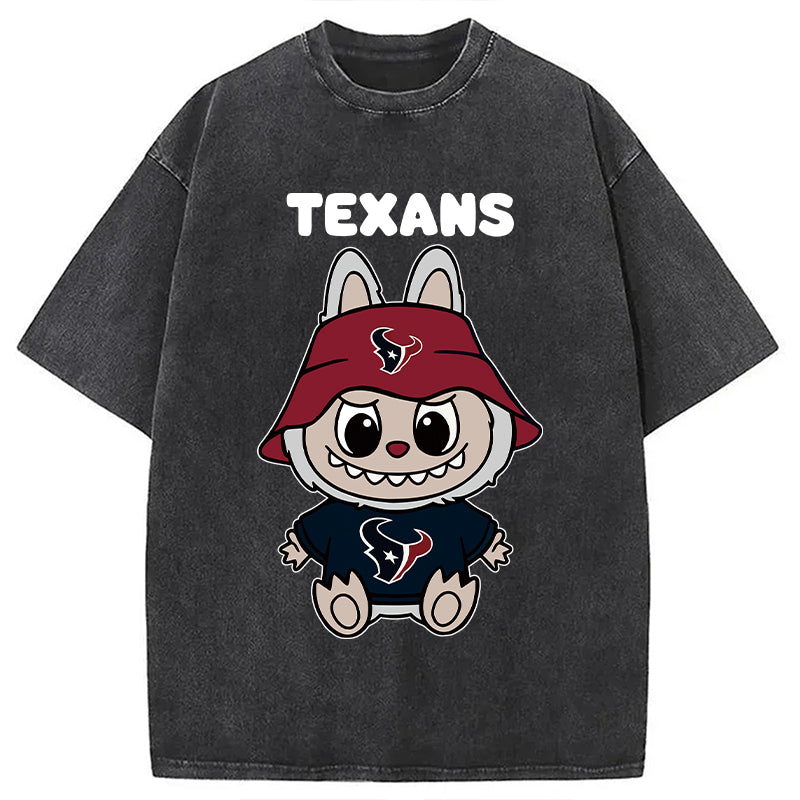 bbb Labubu Doll Monster Washed T-Shirt