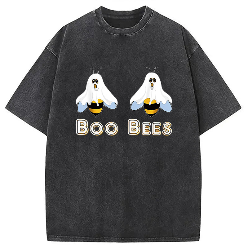 bbb Cute Funny Boobees Halloween Washed T-Shirt