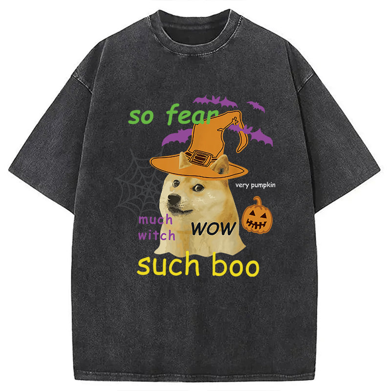 bbb Halloween Doge Washed T-Shirt