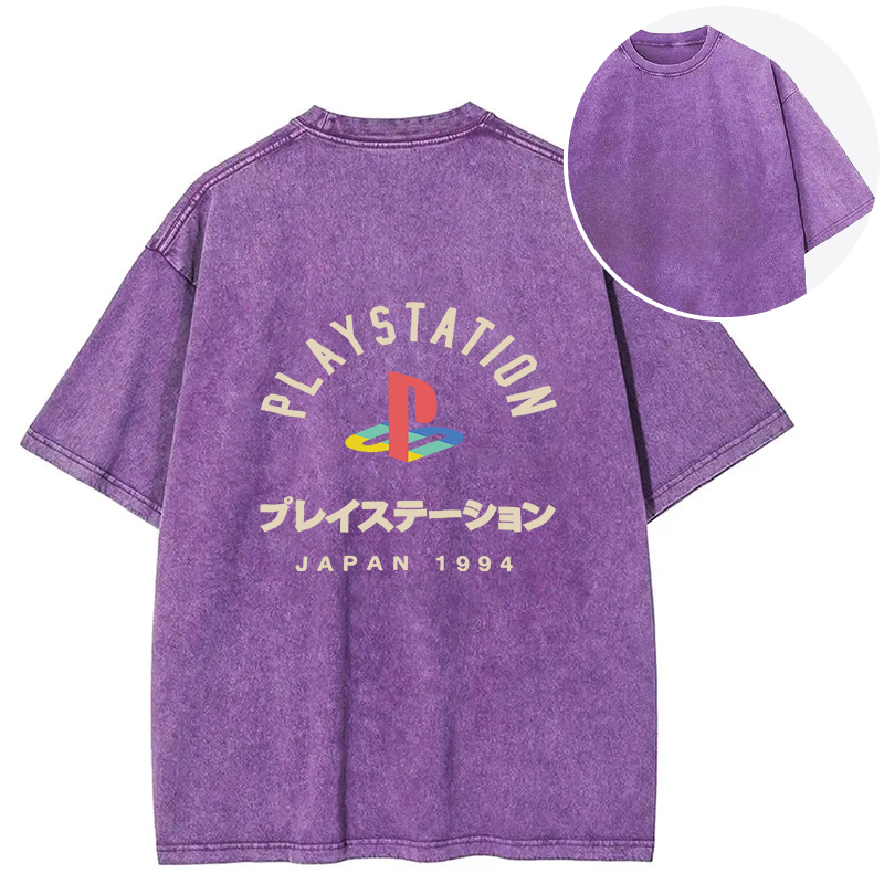 bbb PlayStation Japan Back Washed T-Shirt