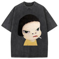 bbb Too Young To Die Smoking Girl Washed T-Shirt