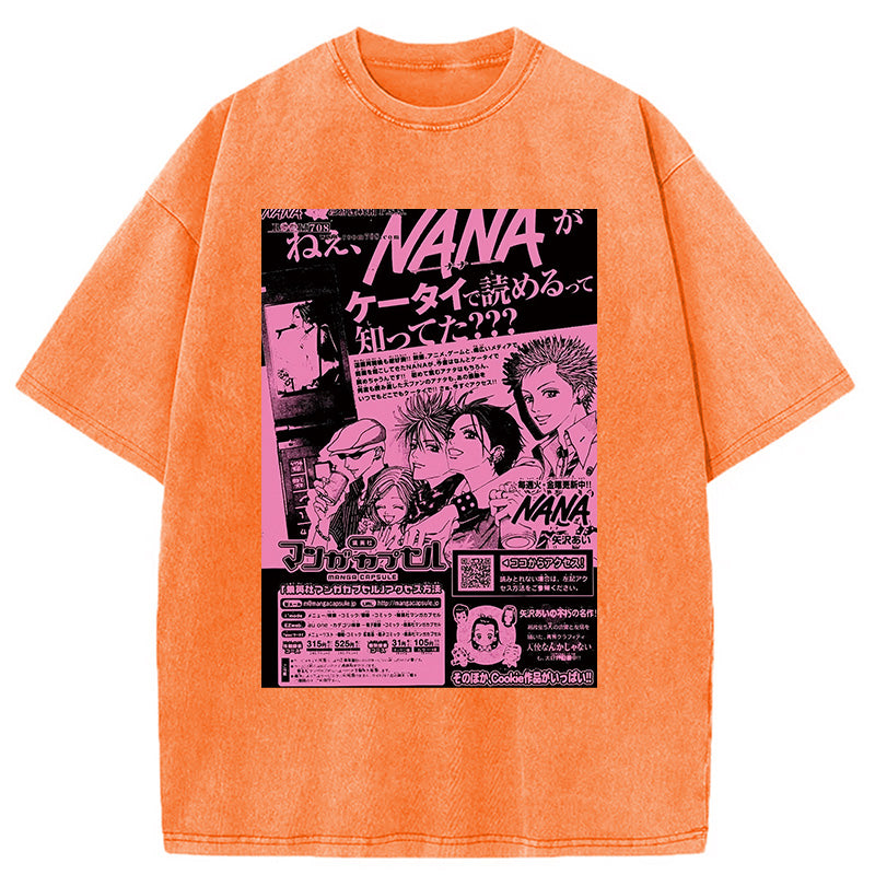 bbb Nana Black Stone Washed T-Shirt