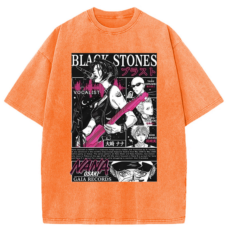 bbb Black Stone Washed T-Shirt