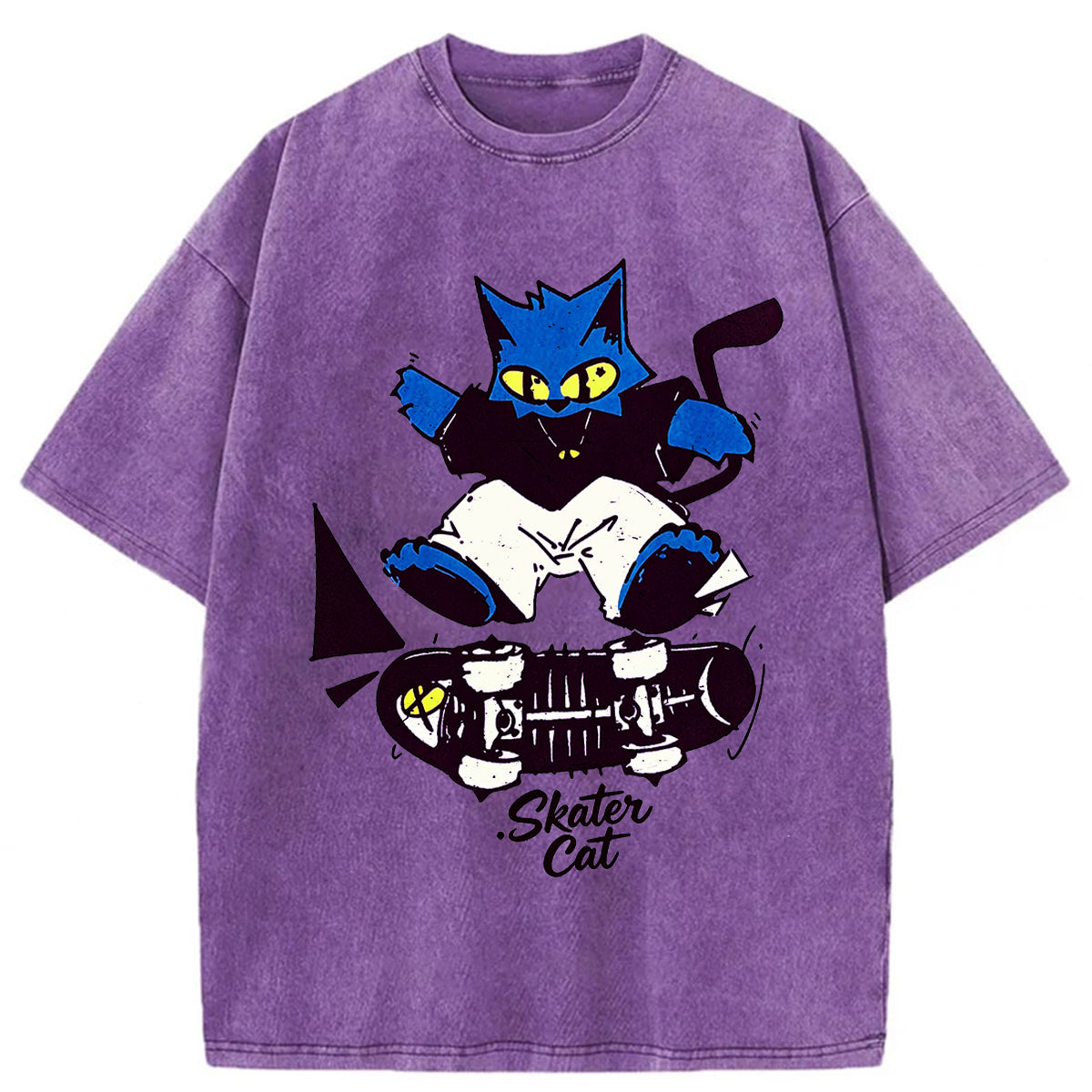 bbb Skater Cat Washed T-shirt