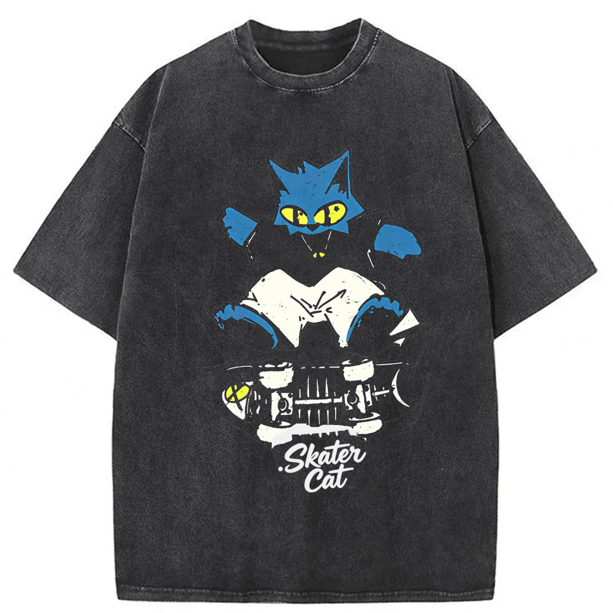bbb Skater Cat Washed T-shirt