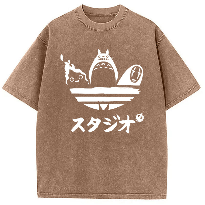 bbb Ghibli Vintage Japanese Washed T-Shirt