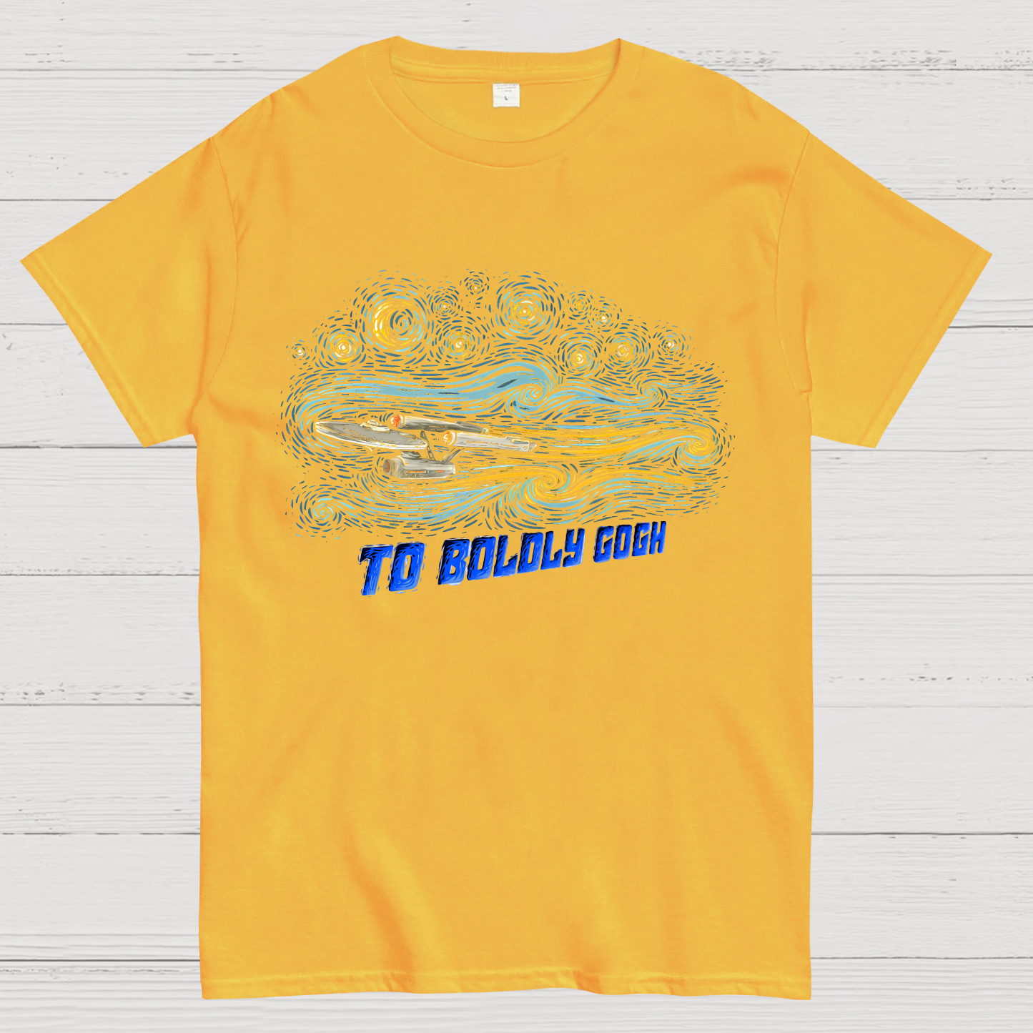 To Boldly Gogh Nerd T-Shirt