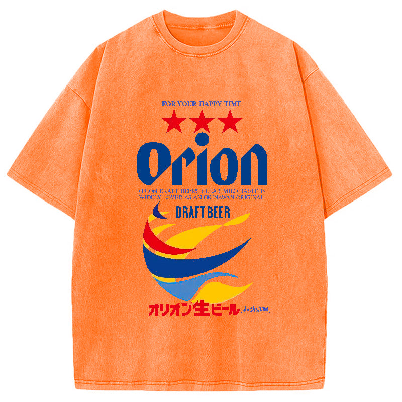 bbb Orion Beer Vintage Japanese Washed T-Shirt