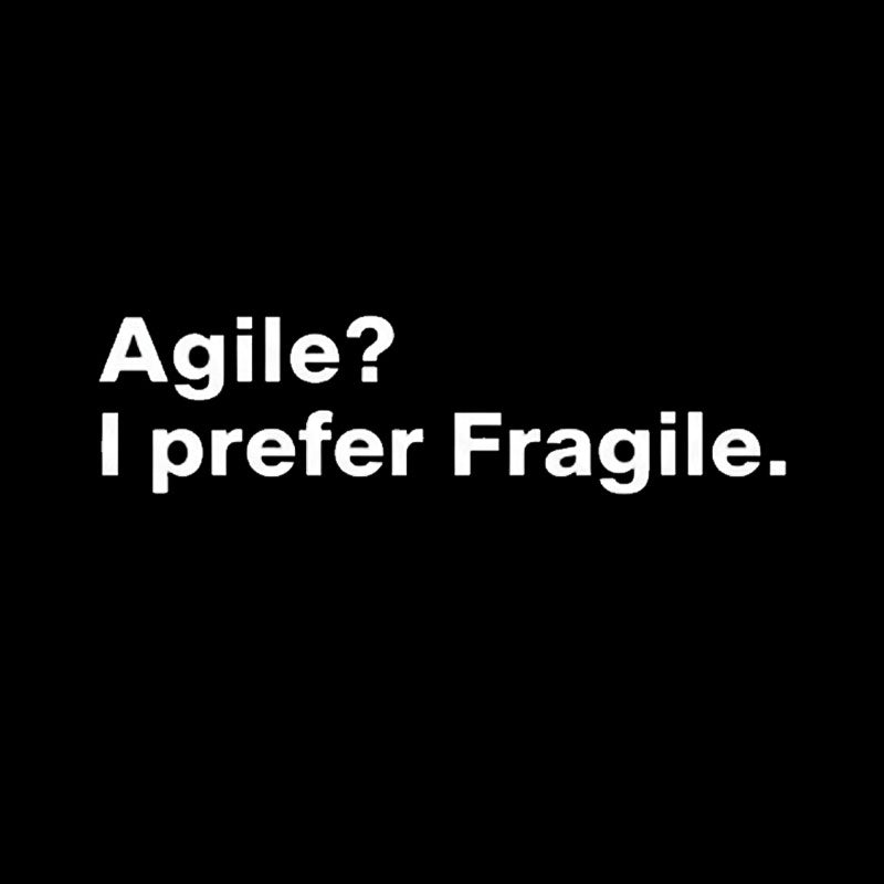 Agile I Prefer Fragile  T-Shirt