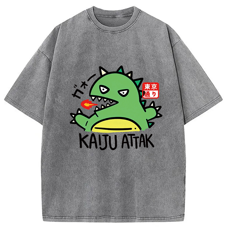 bbb Kaiju Attack Washed T-Shirt