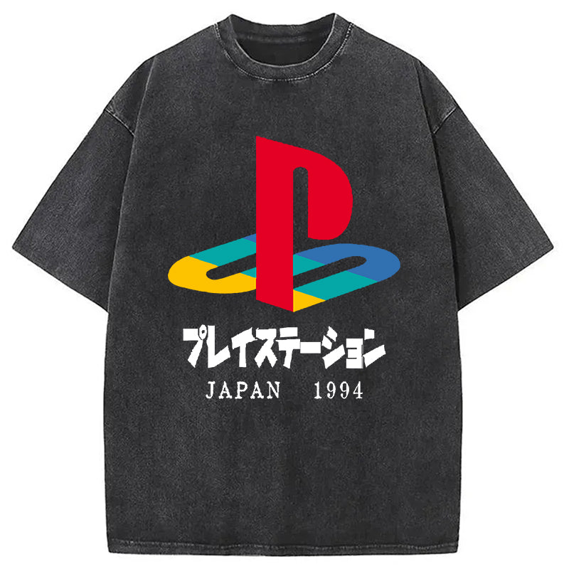bbb Sony Playstation Japanese Washed T-Shirt