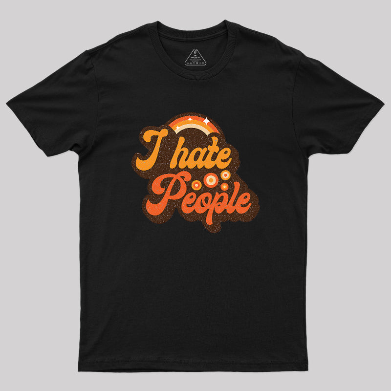 Vintage Hate People  T-Shirt