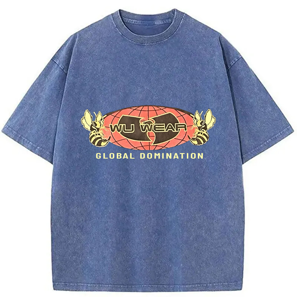 bbb Vintage 90s Wu Wear Wu Tang Washed T-Shirt