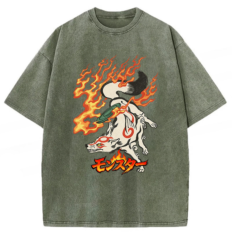 bbb Tokyo Japanese-style Yokai Washed T-shirt