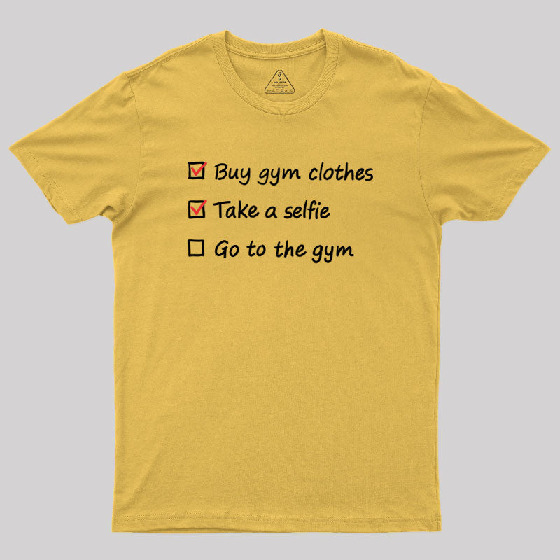 Gym Checklist  T-Shirt
