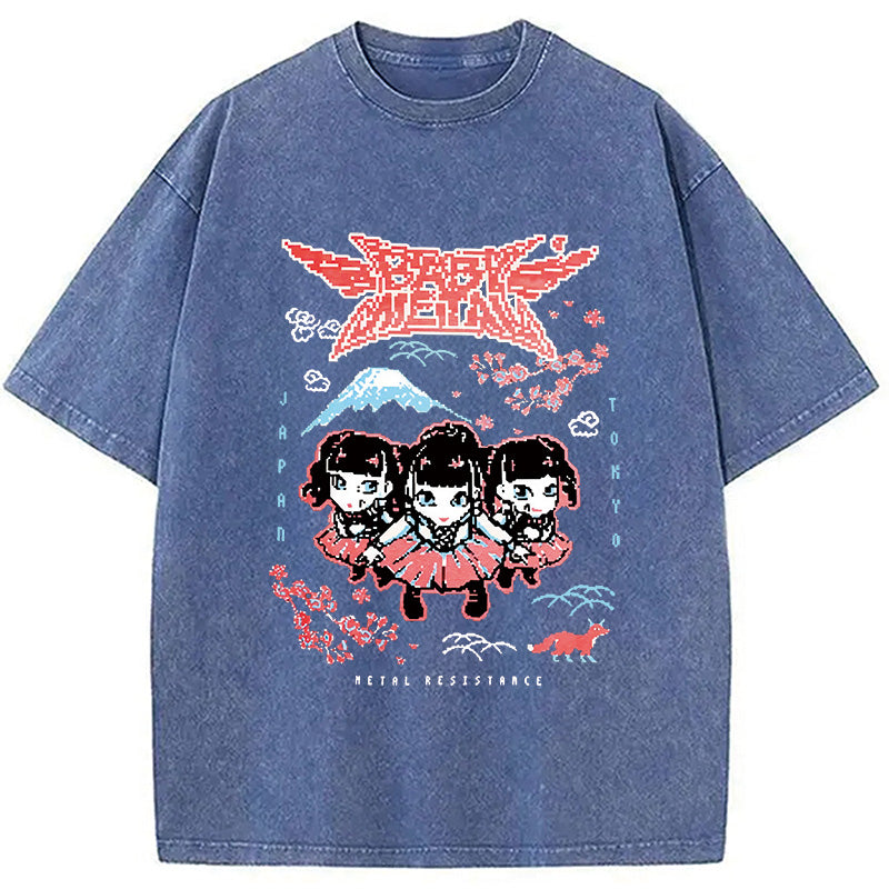 bbb Babymetal Tokyo Washed T-Shirt