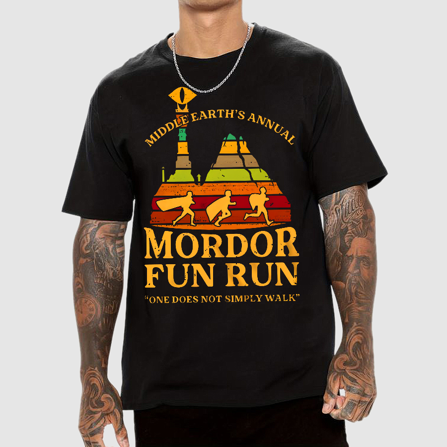 Middleearth's Annual Mordor Fun Run Sarcasm  T-Shirt
