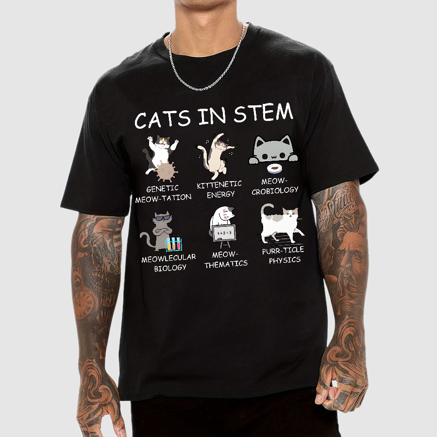Cats in STEM  T-Shirt