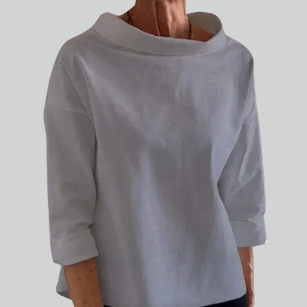 Damen-Sweatshirt aus Baumwolle, schwarz, Rundhalsausschnitt, locker geschnitten, lässig-trendig, modisch